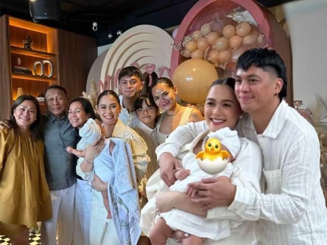 Maja Salvador, Rambo Nunez, Maria baptism