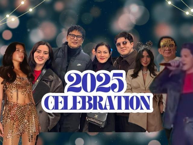 Kapuso stars and their 2025 New Year celebration