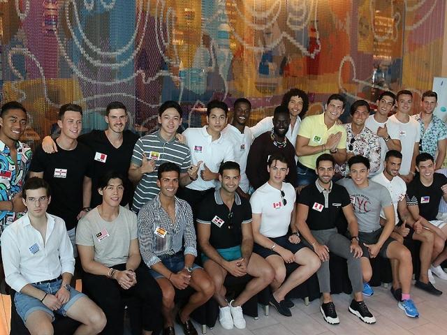 Behind the scenes at the Mr World 2019 press conference