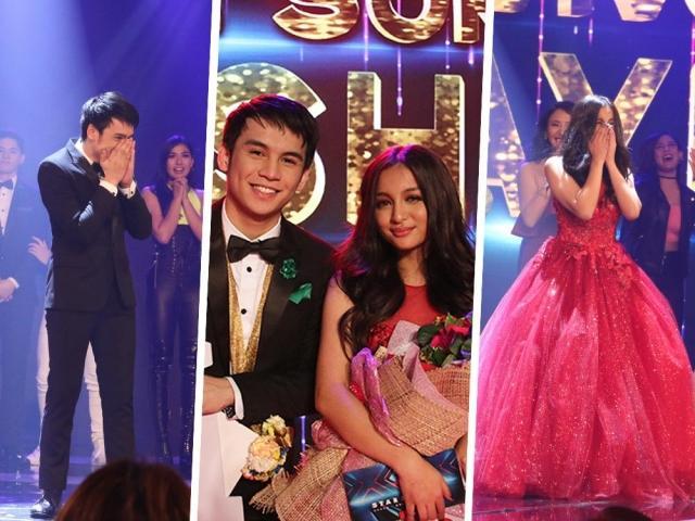 Kim De Leon and Shayne Sava as StarStruck season 7 Ultimate Male and Female Survivors