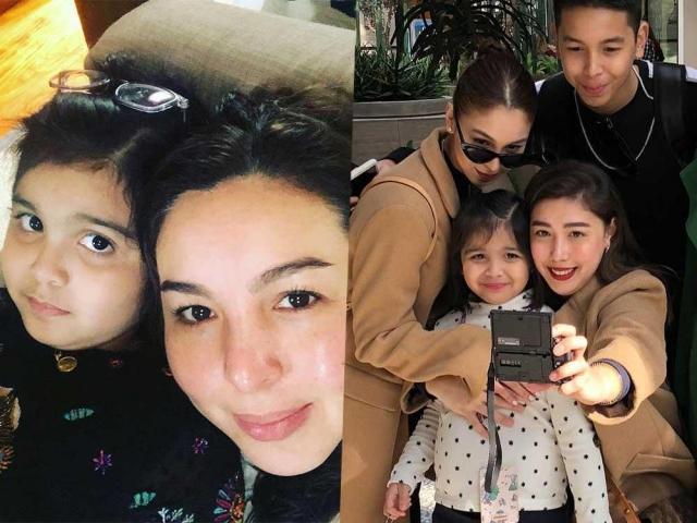 Photos of Marjorie Barretto youngest daughter Erich with her elder siblings