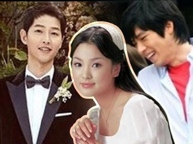 Song Hye Kyo with Song Joong Ki and Hyun Bin
