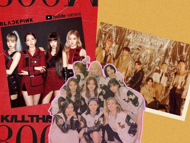 BLACKPINK TWICE and Monsta X