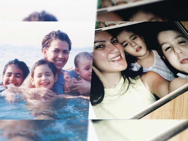 Janine Gutierrez Cassy Legaspi and Mavy Legaspi with their moms
