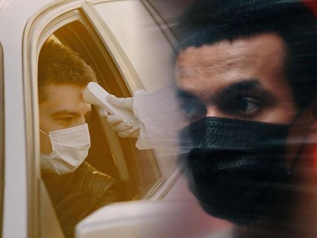 face shield and commuter ppe