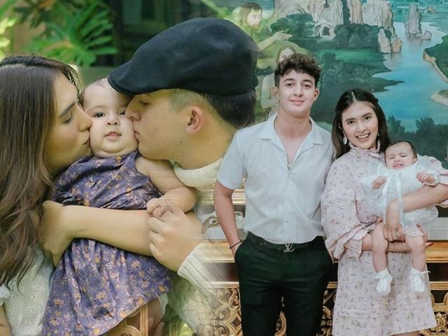 Sofia Andres and Daniel Miranda with Baby Zoe on her Baptism Day
