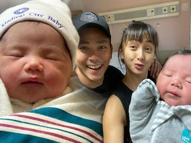 Baby Alana Lauren with Iya Villania and Drew Arellano