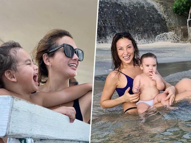 Celebrities in vacation