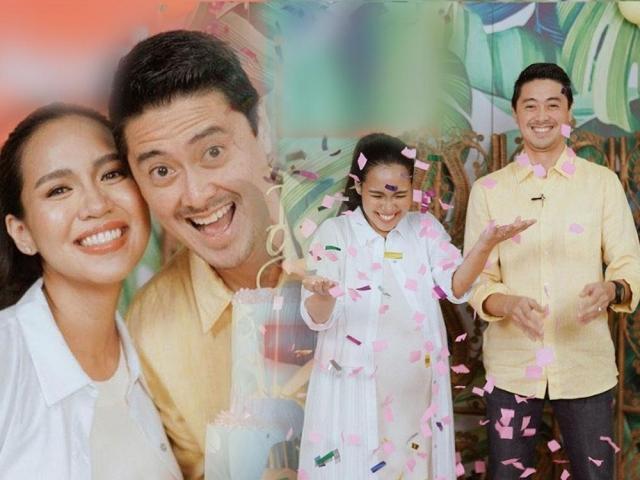Aicelle Santos and Mark Zambrano gender reveal party