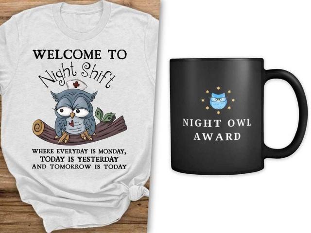 statement shirt and mug