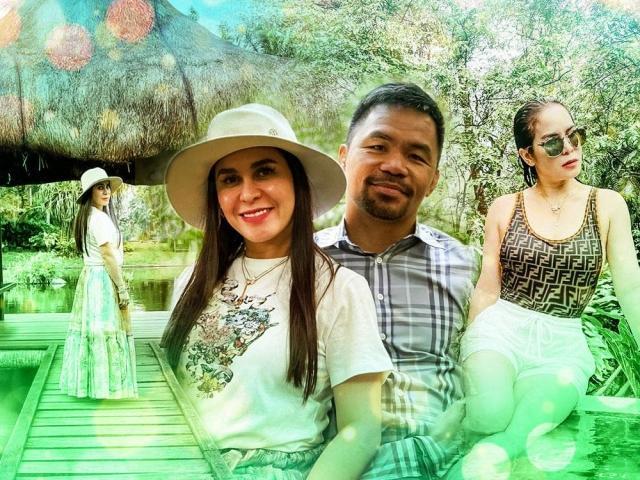 inkee Pacquiao and Manny Pacquiao