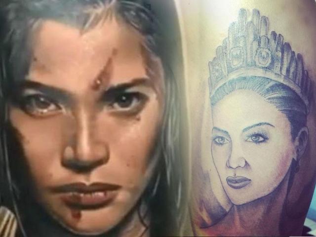 Pia Wurtzbach tattoo, Shaira Diaz tattoo