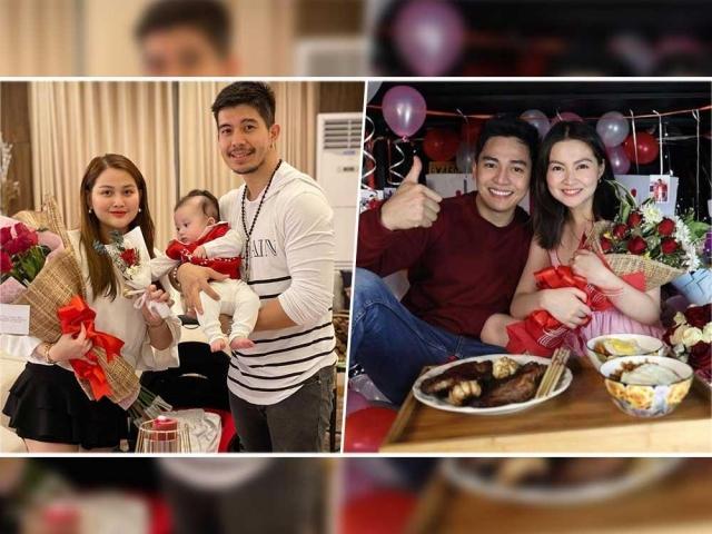 Celebrities celebrating Valentine s Day