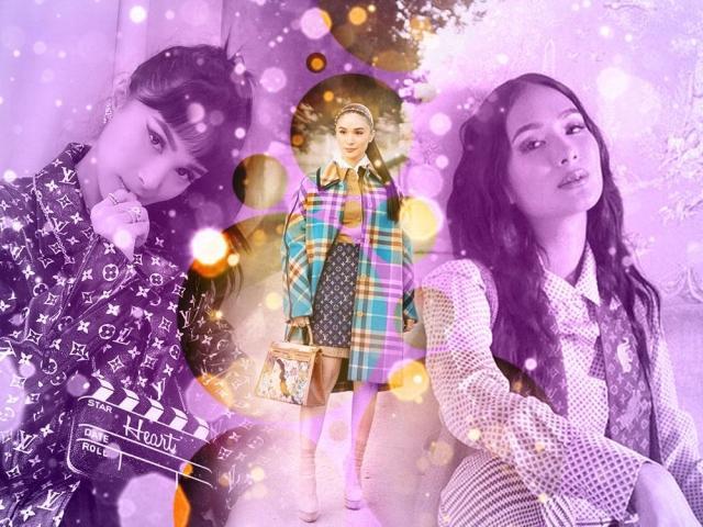 heart evangelista in louis vuitton