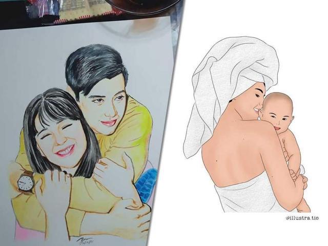 Mikee Quintos and Kelvin Miranda Max Collins and Baby Skye