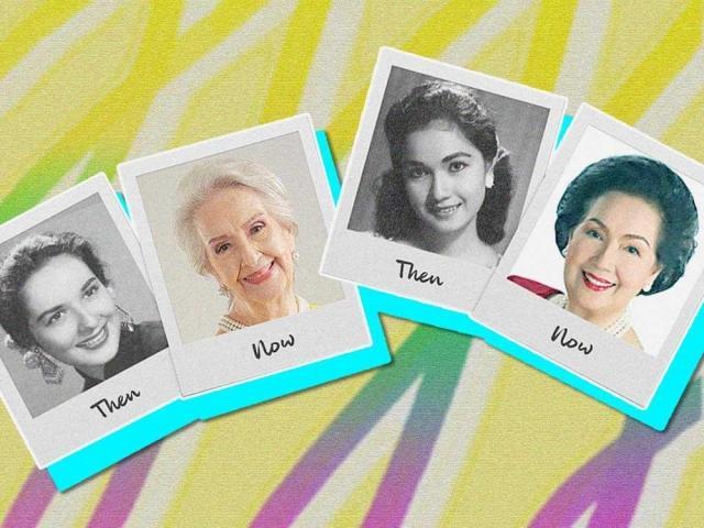 Before and after photos of veteran Filipina celebrities