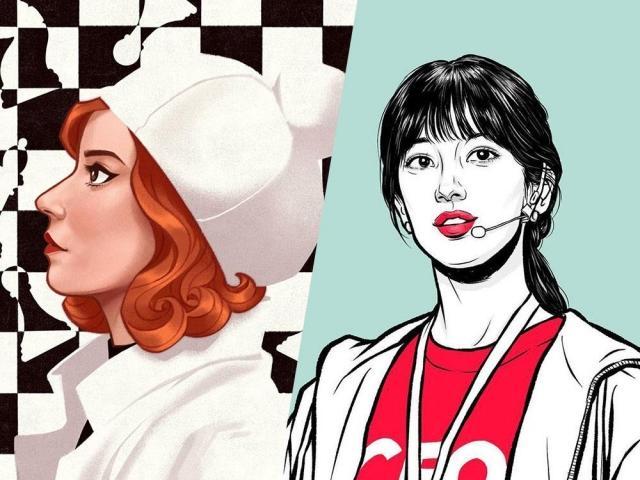 Seo Dal-Mi from Start-Up, Beth Harmon from The Queen's Gambit