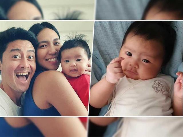Aicelle Santos Mark Zambrano and baby Zandrine
