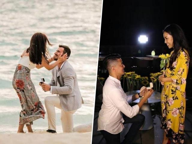 Wedding proposals ng mga sikat