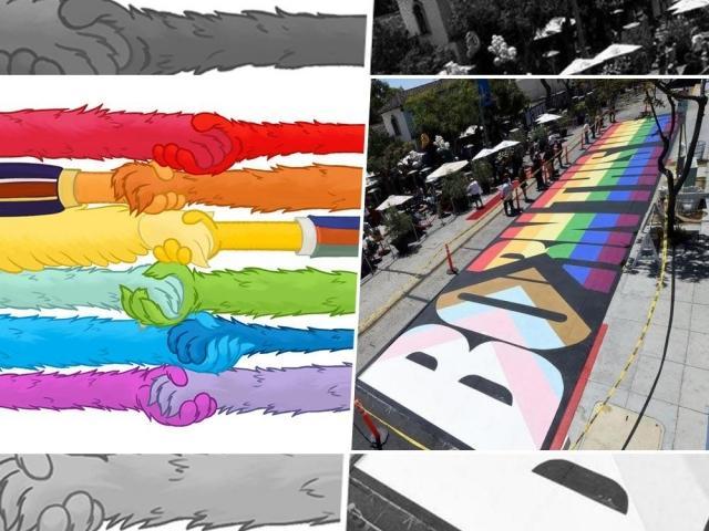 pride-themed tributes