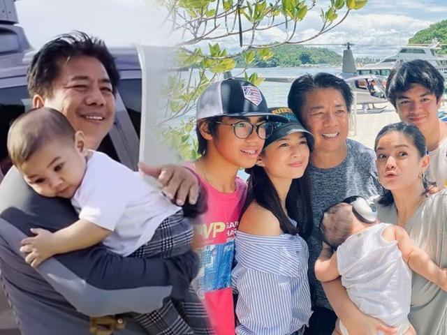Willie Revillame with his children