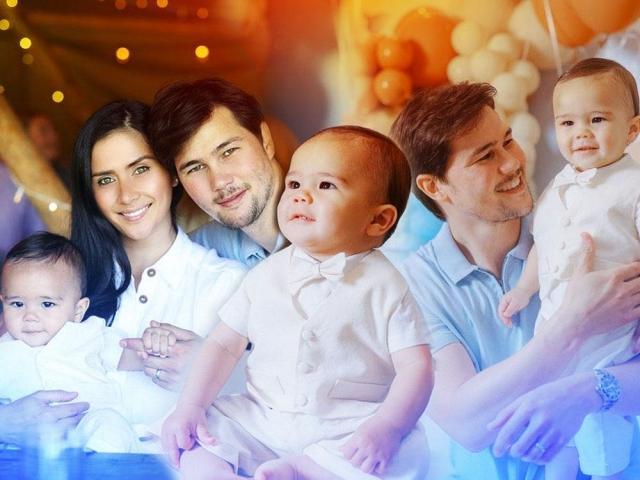 Phil Younghusband's son Phil James celebrates first birthday