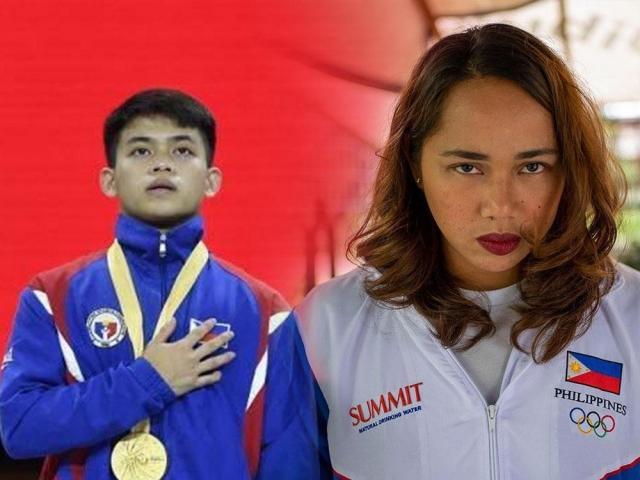 Carlos Yulo and Hidilyn Diaz