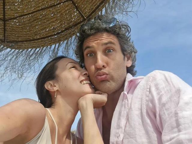 Solenn Heussaff, Nico Bolzico, and Thylane Bolzico in Spain