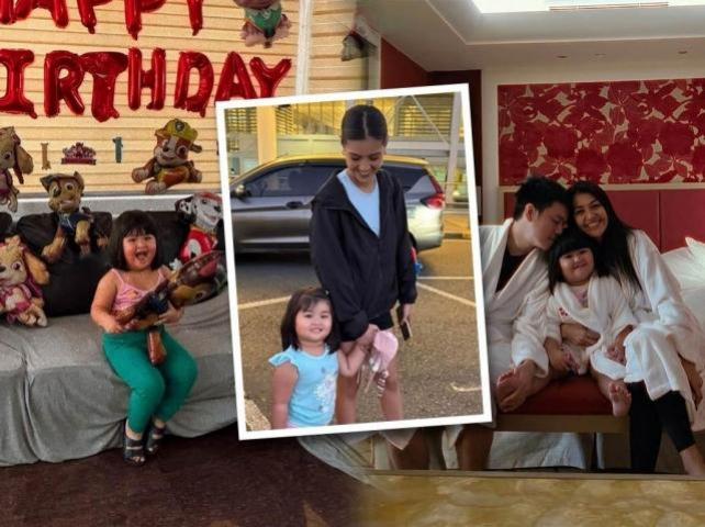 Winwyn Marquez and daughter Luna