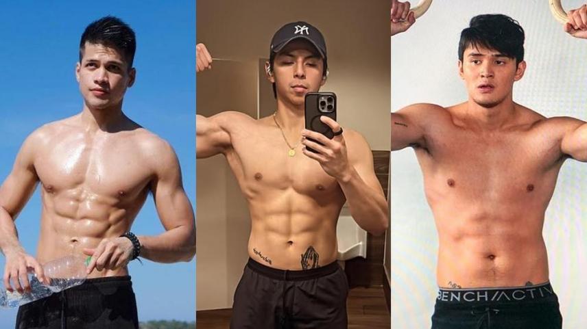 Celebrities with their jaw dropping chiseled core