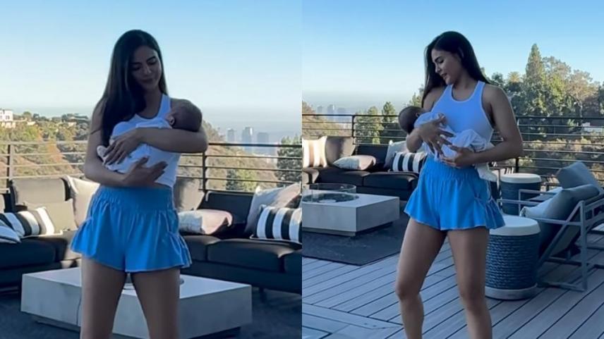 lovi poe welcomes first child