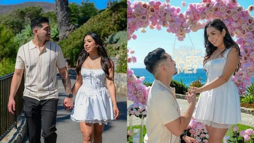 Heaven Arespacochaga and Adi Escobar engagement