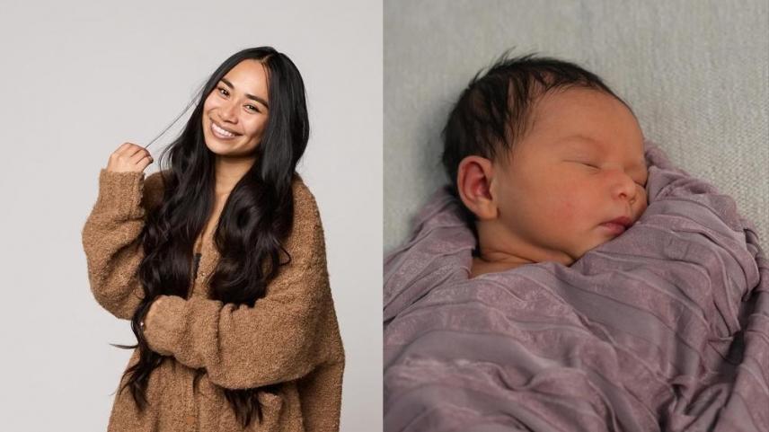Jessica Sanchez and baby