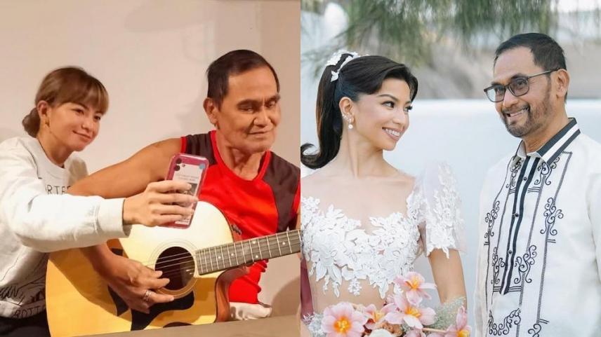Glaiza De Castro and her father, Alfred Galura