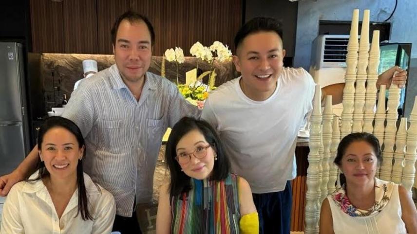 kris Aquino at michael leyva birthday party