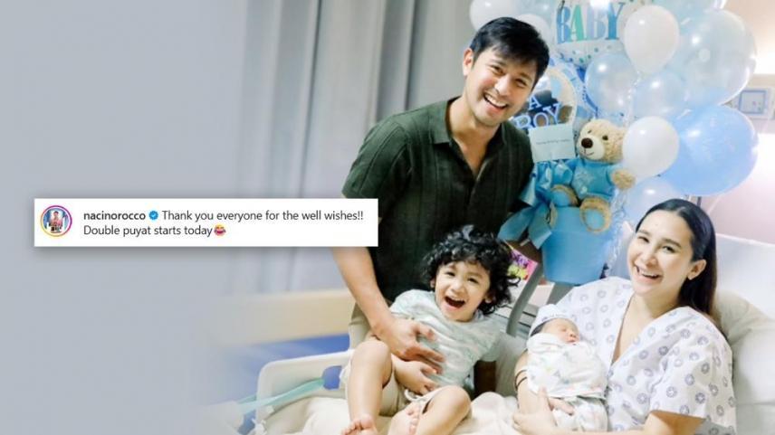 Rocco Nacino and Melissa Gohing