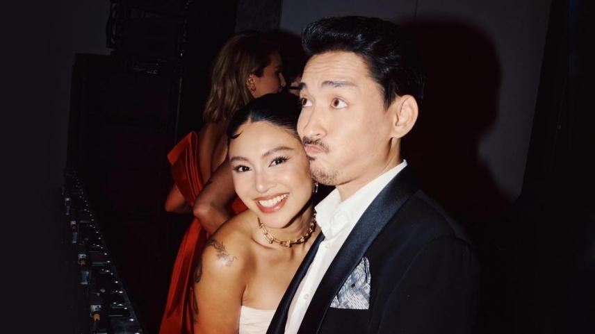 Nadine Lustre and Christophe Bariou