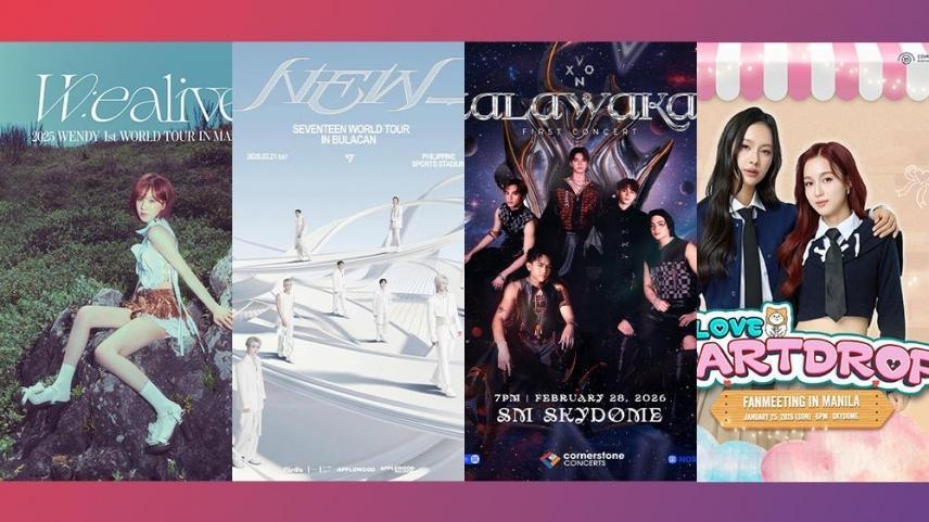 Concerts and fan meetings to look forward to in 2026