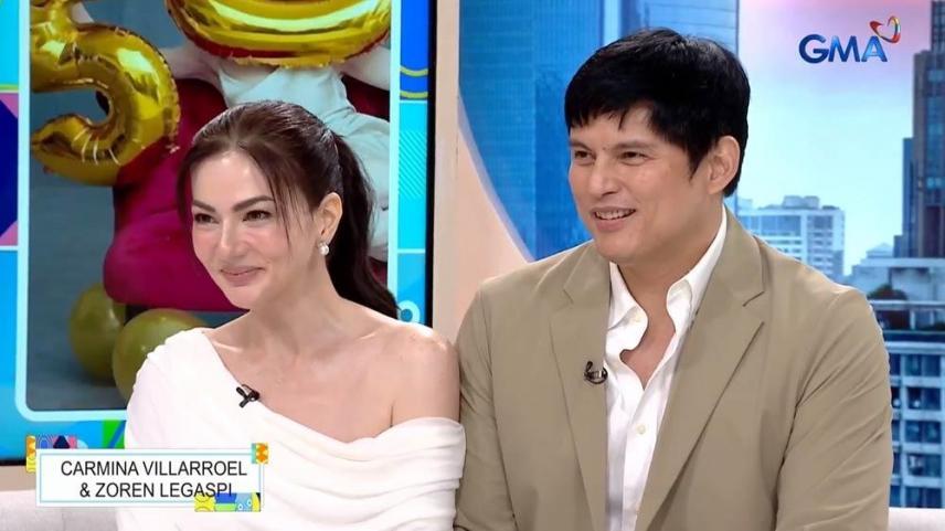 Zoren Legaspi and Carmina Villaroel on Fast Talk with Boy Abuna