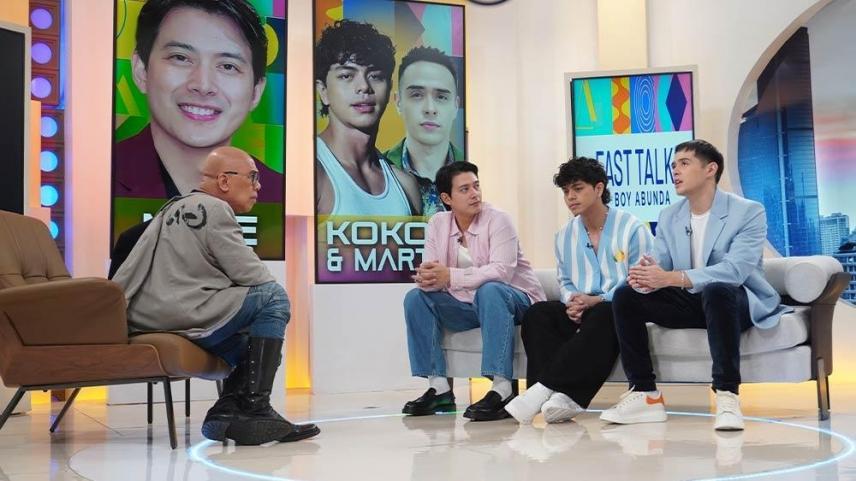 Mike Tan, Martin Del Rosario, and Kokoy De Santos