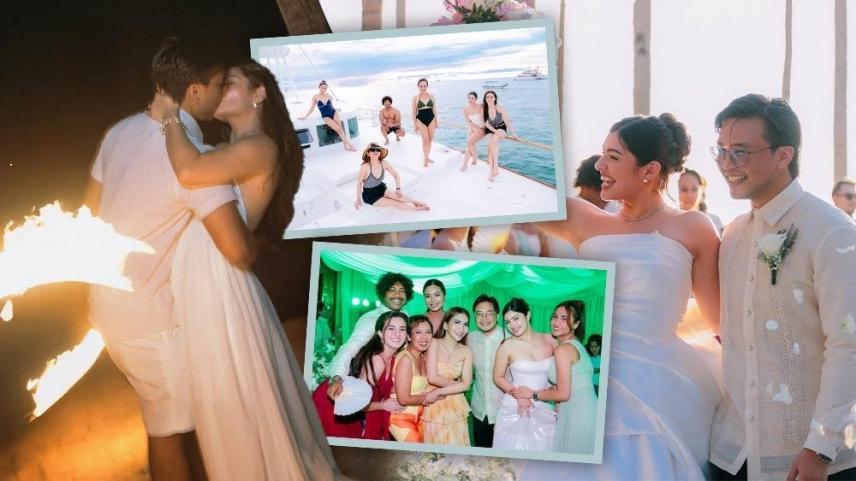 Thia Thomalla's wedding with First Yaya cast