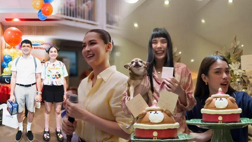 Kapuso stars' early Christmas celebration