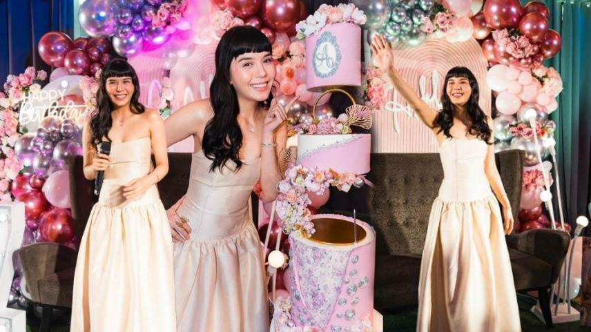 Ashley Ortegas 27th Birthday with fans