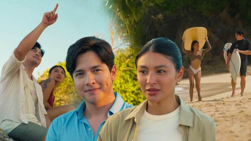 Alden Richards and Nadine Lustre in Love Siargao