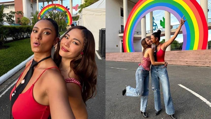 Klea Pineda and Janella Salvador