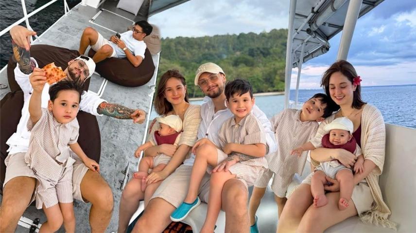 Coleen Garcia-Crawford and family