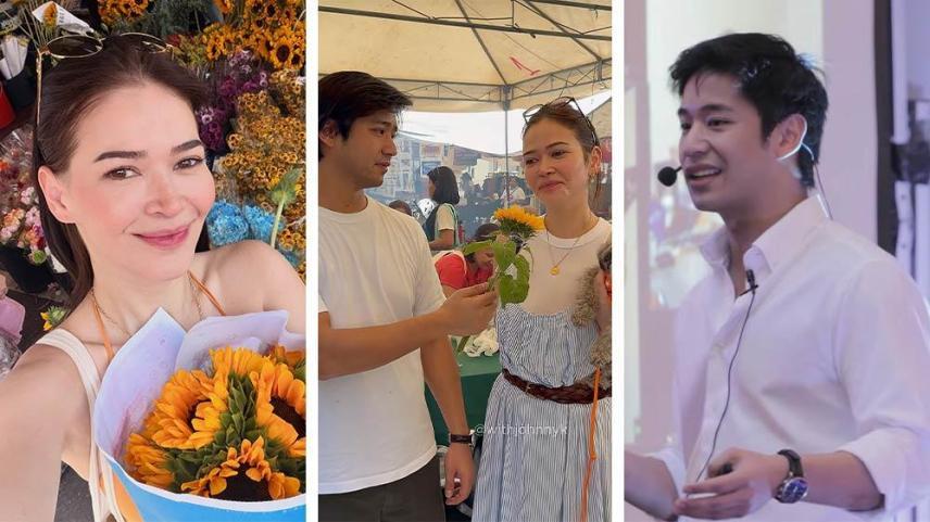 Bela Padilla and CEO Martin Tan