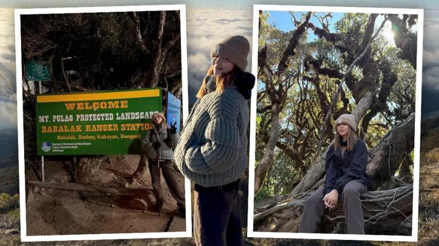 Kyline Alcantara on Mt Pulag
