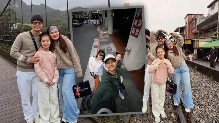 Kristoffer Martin and family in Taiwan