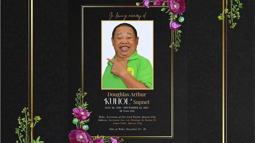 Comedian Kuhol passes away